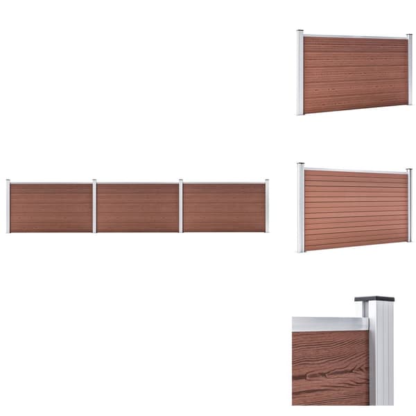 Havehegn - Living havehegn 526 x 106 cm WPC brun