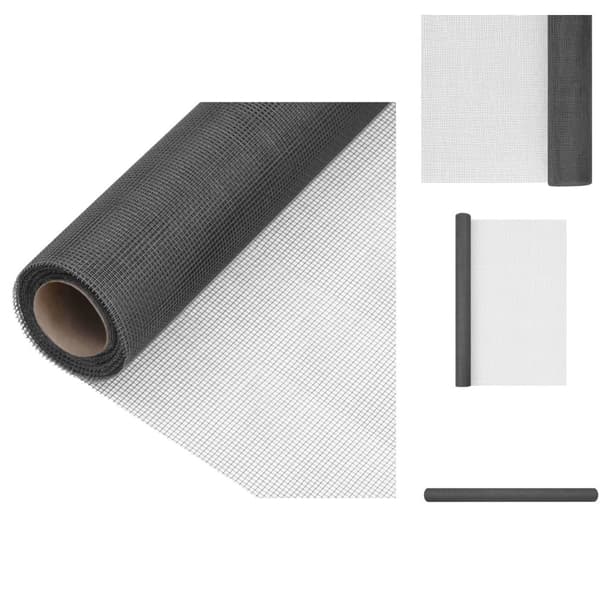 Havehegn - Living net 60x1000 cm glasfiber sort