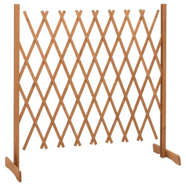 Staket - Living Spaljéstaket orange 180x100 cm massivt granträ