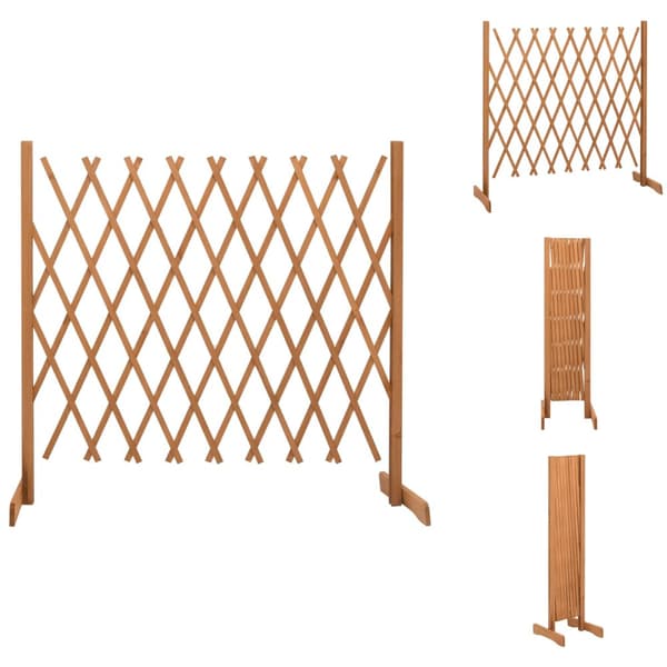 Havehegn - Living espalier til haven 180x100 cm massivt fyrretræ orange