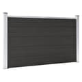 Miniatyrbild 3 av 9: Staket - Living Staketpanel WPC 180x105 cm svart