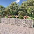 Pikkukuva 2 / 7: Aitapaneelit - Living Gabionseinä kansilla galvanoitu teräs 600x30x100 cm
