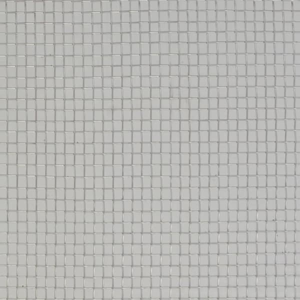 Havehegn - Living net 100 x 1000 cm rustfrit stål sølvfarvet