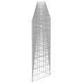 Miniatyrbillede 7 af 8: Havehegn - Living gabionvæg galvaniseret stål 630 x 30 x 100 cm