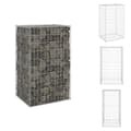 Miniatyrbillede 1 af 7: Havehegn - Living gabionvæg med dæksler 60x50x100 cm galvaniseret stål