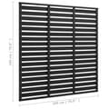 Miniatyrbild 5 av 5: Staket - Living Staketpanel WPC 180x180 cm svart