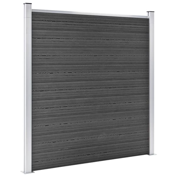 Aitapaneelit - Living Aitapaneelisarja WPC 619x(105-186) cm musta