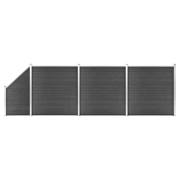 Aitapaneelit - Living Aitapaneelisarja WPC 619x(105-186) cm musta