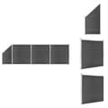 Pikkukuva 1 / 11: Aitapaneelit - Living Aitapaneelisarja WPC 619x(105-186) cm musta