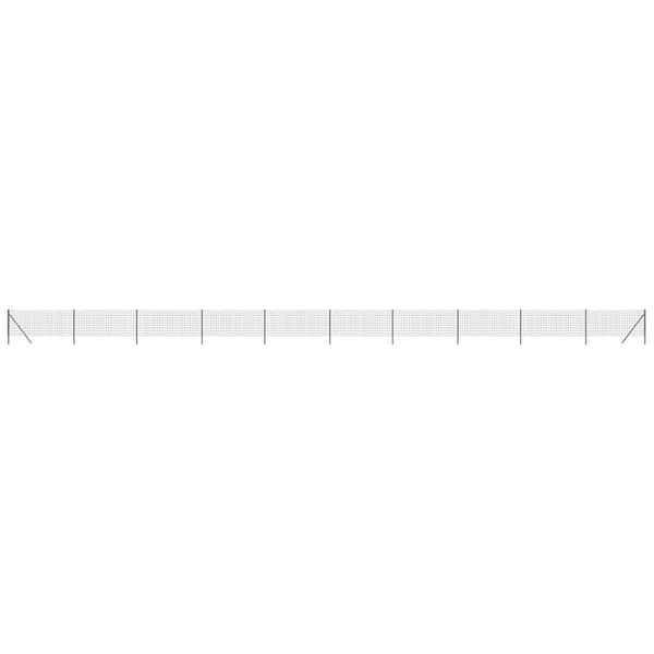 Havehegn - Living trådhegn 1x25 m galvaniseret stål antracitgrå