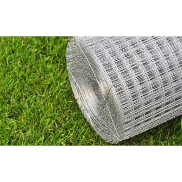 Havehegn - Living hønsenet galvaniseret stål 25 x 1 m sølvfarvet