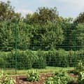 Miniatyrbillede 2 af 6: Havehegn - Living trådhegn med jordspyd 1,6x25 m grøn