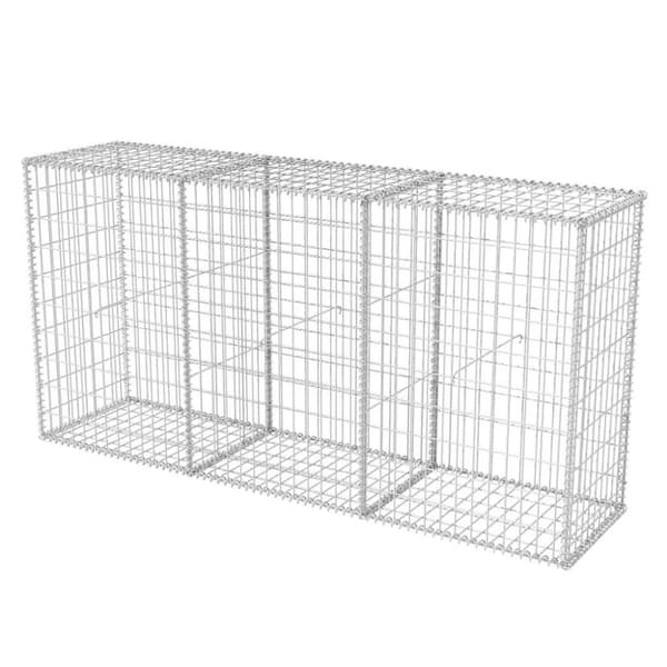 Gabionkorg galvaniserat stål 200x50x100 cm - Gabion - Gabioner - Home & Living