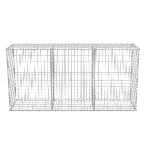 Gabionkorg galvaniserat stål 200x50x100 cm - Gabion - Gabioner - Home & Living