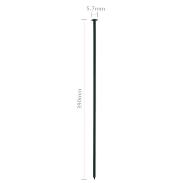 Buet havehegnssæt 77,3x26 cm grøn - Havehegn - Hegnssæt - Home & Living