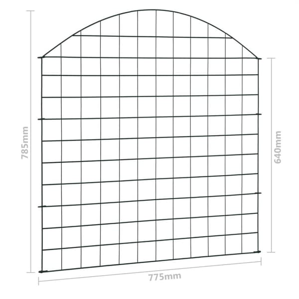 Buet havehegnssæt 77,5x78,5 cm grøn - Havehegn - Hegnssæt - Home & Living
