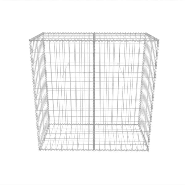 Gabionkurv galvaniseret stål 100 x 50 x 100 cm - Gabionkurv - Gabionkurve - Home & Living