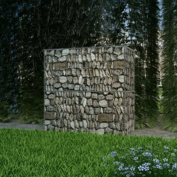 Gabionkurv galvaniseret stål 100 x 50 x 100 cm - Gabionkurv - Gabionkurve - Home & Living
