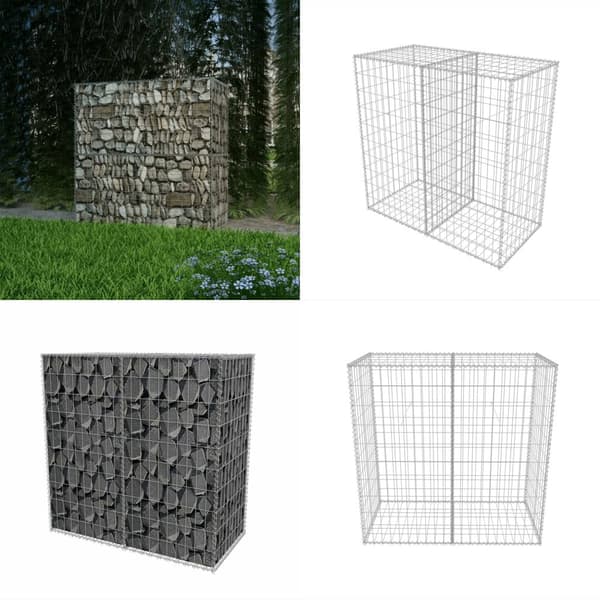 Gabionkorg galvaniserat stål 100x50x100 cm - Gabion - Gabioner - Home & Living