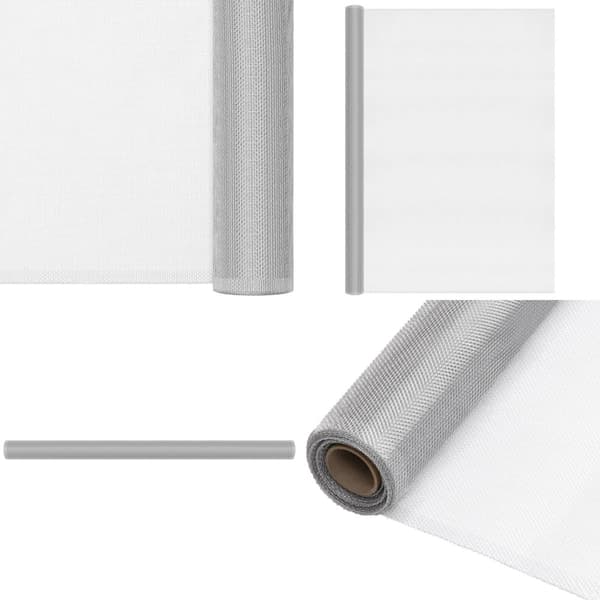 Verkkosuoja alumiini 112x500 cm hopea - Verkko - Verkot - Home & Living