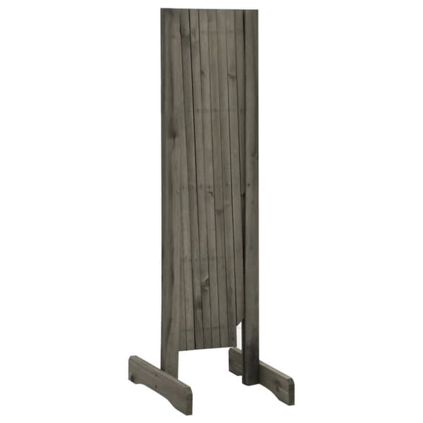 Puutarhan säleikköaita harmaa 150x80 cm täysi kuusi - Säleikköaita - Säleikköaidat - Home & Living