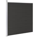 Miniatyrbillede 4 af 10: Hegnspanel 175x186 cm WPC sort - Hegnspanel - Hegnspaneler - Home & Living