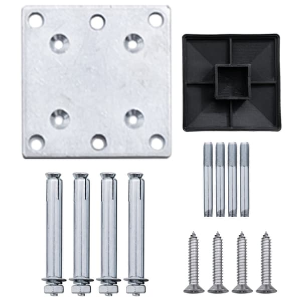 Hegnspanel 175x186 cm WPC sort - Hegnspanel - Hegnspaneler - Home & Living