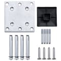 Miniatyrbillede 8 af 10: Hegnspanel 175x186 cm WPC sort - Hegnspanel - Hegnspaneler - Home & Living
