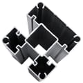 Miniatyrbillede 9 af 10: Hegnspanel 175x186 cm WPC sort - Hegnspanel - Hegnspaneler - Home & Living