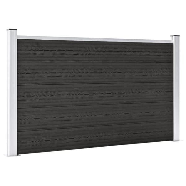 Puutarha-aita WPC 180x105 cm harmaa - Aita - Aidat - Home & Living