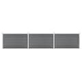 Pikkukuva 2 / 10: Puutarha-aita WPC 526x106 cm harmaa - Aita - Aidat - Home & Living