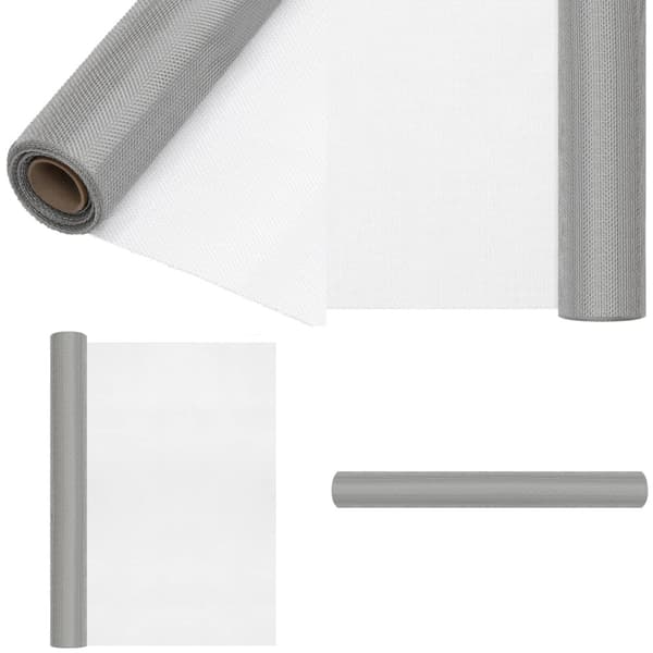Verkkosuoja ruostumaton teräs 60x1000 cm hopea - Verkko - Verkot - Home & Living