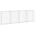 Pikkukuva 3 / 7: Gabion-kivikori kansilla galvanoitu teräs 300x30x100 cm - Gabionseinä - Gabionseinät - Home & Living
