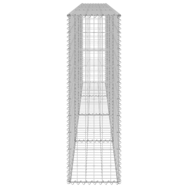 Gabion-kivikori kansilla galvanoitu teräs 300x30x100 cm - Gabionseinä - Gabionseinät - Home & Living