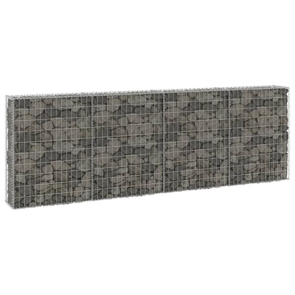 Gabion-kivikori kansilla galvanoitu teräs 300x30x100 cm - Gabionseinä - Gabionseinät - Home & Living