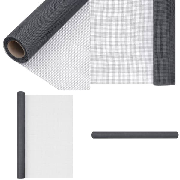 Net 100x1000 cm glasfiber grå - Net - Insektnet - Home & Living