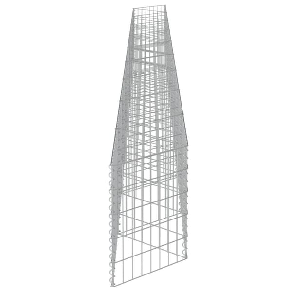 Gabionvæg galvaniseret stål 630 x 30 x 50 cm - Gabionvæg - Gabionvægge - Home & Living