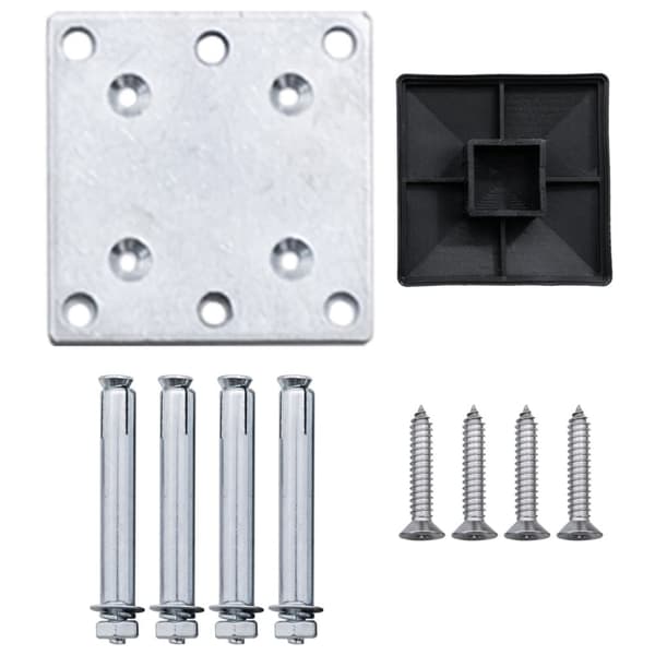 Hegnspanel 175x105 cm WPC sort - Hegnspanel - Hegnspaneler - Home & Living