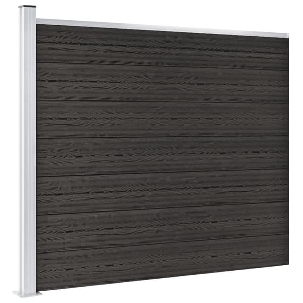 Hegnspanel 175x146 cm WPC grå - Hegnspanel - Hegnspaneler - Home & Living