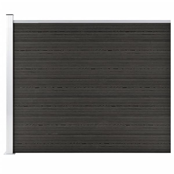 Hegnspanel 175x146 cm WPC grå - Hegnspanel - Hegnspaneler - Home & Living