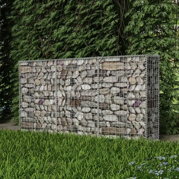 Gabionkurv 200 x 30 x 100 cm galvaniseret stål - Gabionkurv - Gabionkurve - Home & Living