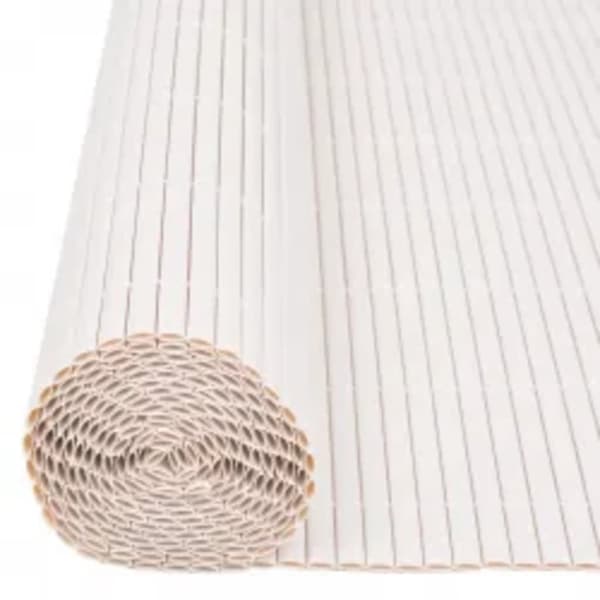 Kaksipuolinen puutarha-aita 110x300 cm valkoinen - Puutarha-aita - Puutarha-aidat - Home & Living