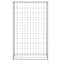 Pikkukuva 4 / 7: Gabion-kivikori kansilla galvanoitu teräs 60x30x100 cm - Gabionseinä - Gabionseinät - Home & Living
