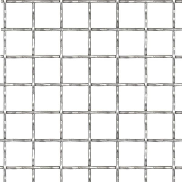 Rillet trådnetspanel rustfrit stål 50 x 50 cm 31 x 31 x 3 mm - Trådnetpanel - Trådnetpaneler - Home & Living