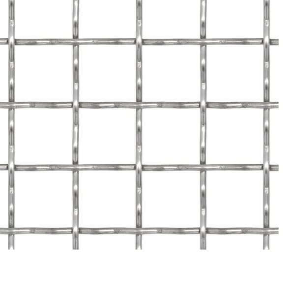 Rillet trådnetspanel rustfrit stål 50 x 50 cm 31 x 31 x 3 mm - Trådnetpanel - Trådnetpaneler - Home & Living