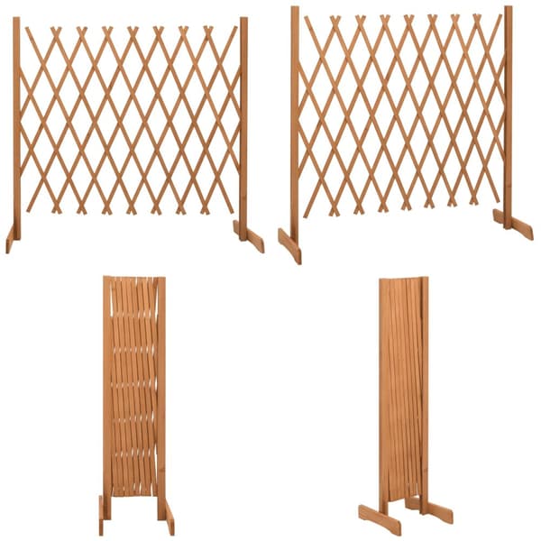 Espalier til haven 180x100 cm massivt fyrretræ orange - Espalier - Espalierer - Home & Living