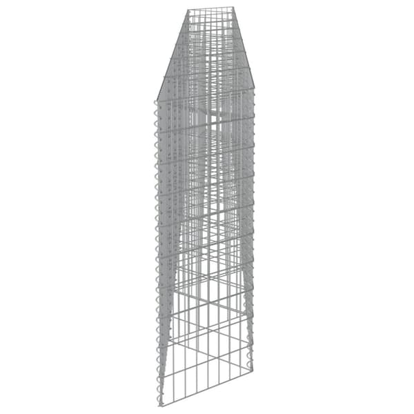 Gabionseinä galvanoitu teräs 450x30x100 cm - Gabionseinä - Gabionseinät - Home & Living