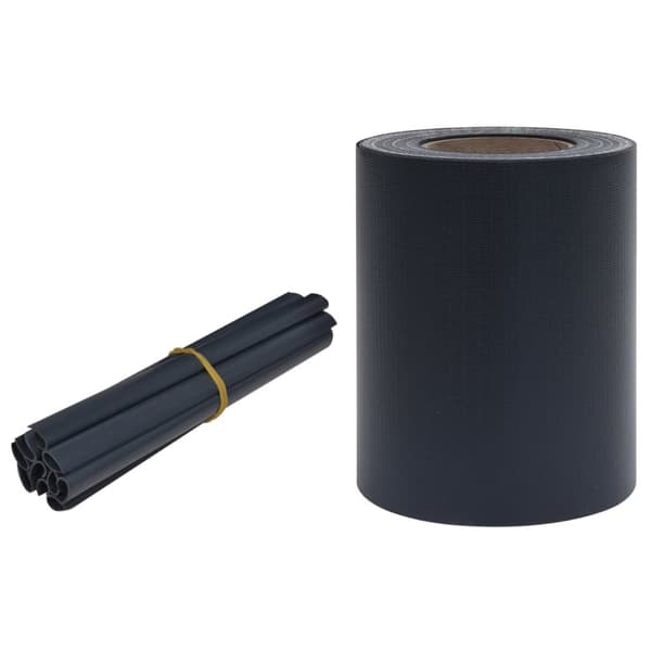 Haveskærm 35x0,19 m PVC mat mørkegrå - Haveskærm - Haveskærme - Home & Living