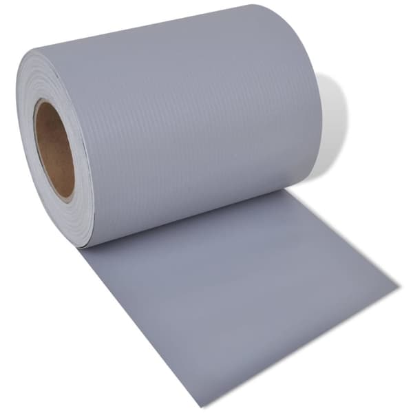 PVC Hegn Lys Rulle Grå 70 x 0,19 m -  - Home & Living