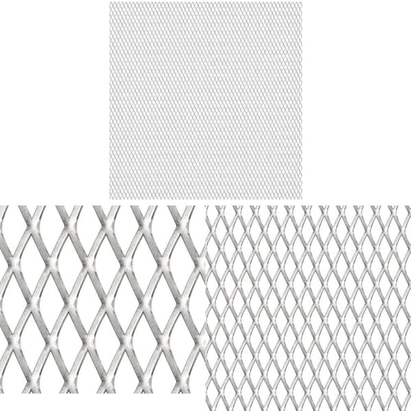 Trådnetspanel rustfrit stål 50 x 50 cm 45 x 20 x 4 mm - Trådnetspanel - Trådnetspaneler - Home & Living